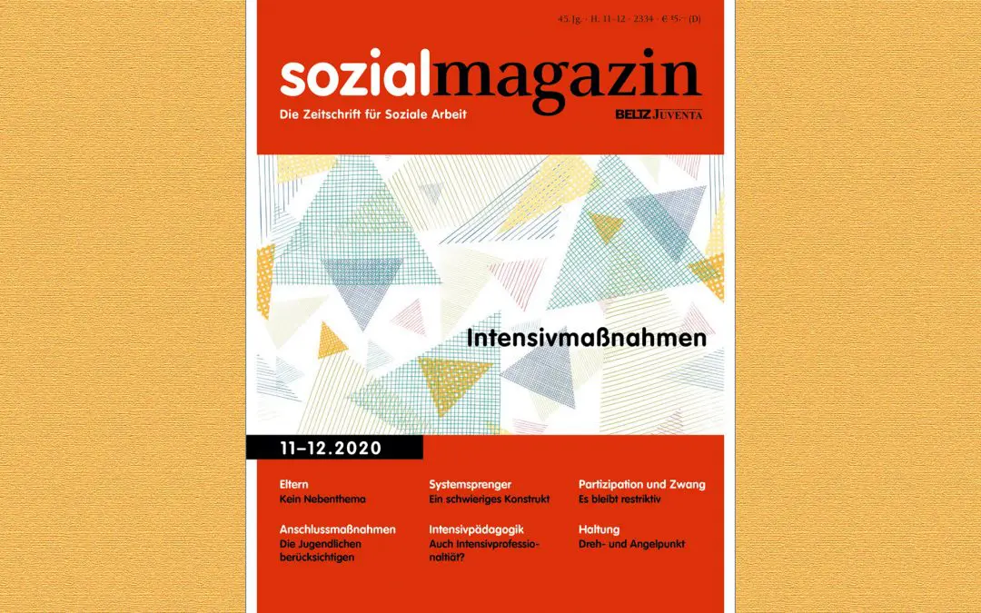 Titelseite Sozialmagazin 11-12