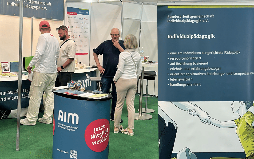 Der AIM-Stand beim Deutschen Jugendhilfetag.