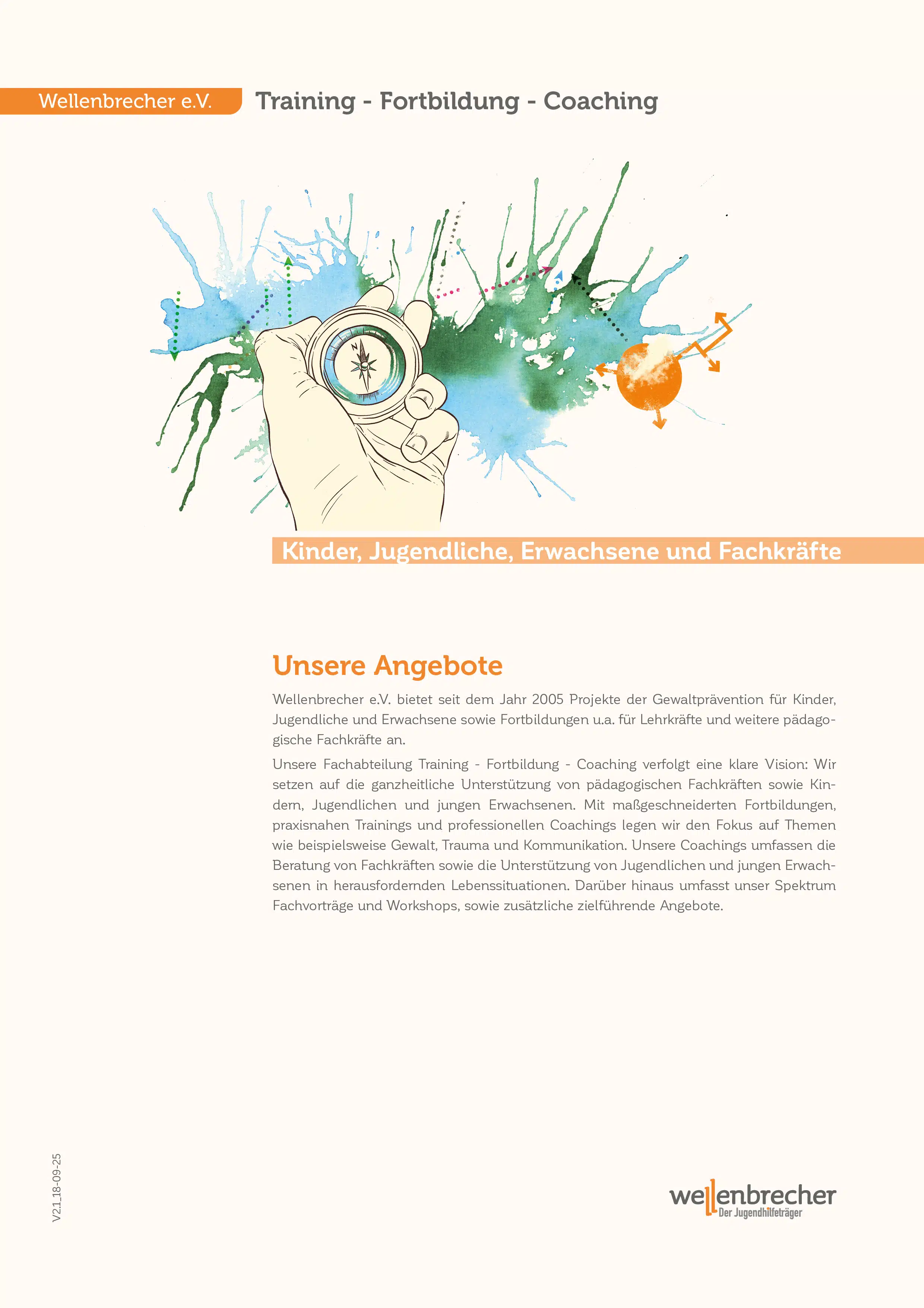 Fortbildung Sicherheit und Klarheit Lehrer